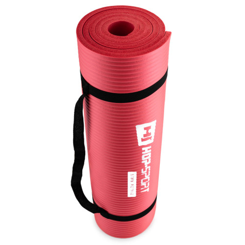 Мат для фитнеса  Hop-Sport HS-N010GM red - фото №6